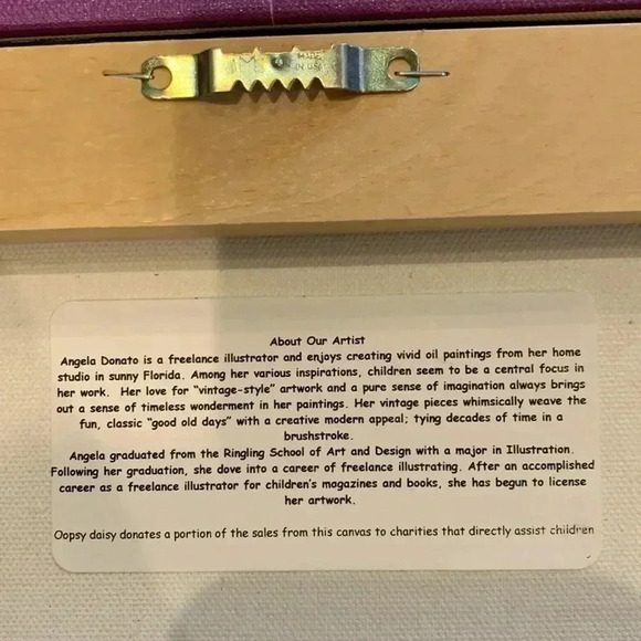 MERMAID LAGOON WALL ART Designed by Angela Donato EUC - Picture 2 of 2